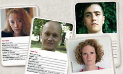 Foto Sibylle Berg, Arno Geiger, Alexa Hennig von Lange, Ric Graf - DAS LITERARISCHE  GLÜCKSQUARTETT